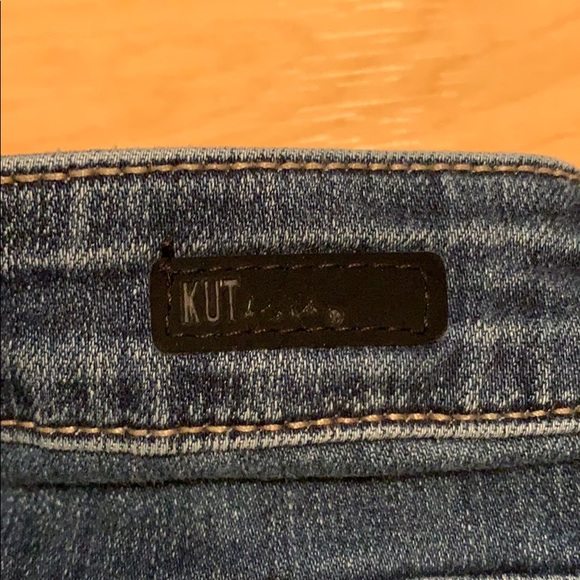 Kut from the Kloth Distressed Denim Jeans Sz 6 - Picture 11 of 12